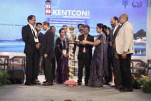 Inauguration ceremony of KENTCON 2025, featuring dignitaries and organizers on stage.