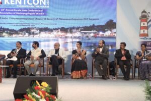 Inauguration ceremony of KENTCON 2025, featuring dignitaries and organizers on stage.
