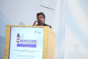 Inauguration ceremony of KENTCON 2025, featuring dignitaries and organizers on stage.